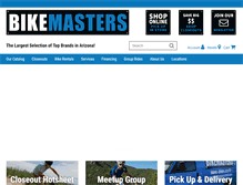 Tablet Screenshot of bikemastersaz.com